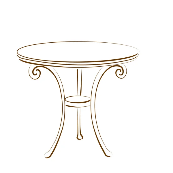 Table à croquis . — Image vectorielle