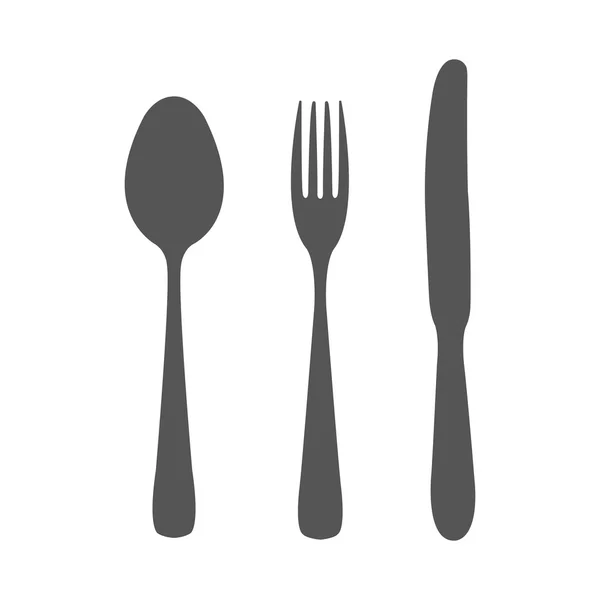 勺子、叉子和刀. — 图库照片