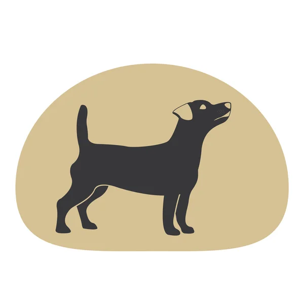 Logo pour chien élément design . — Image vectorielle