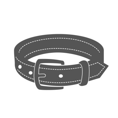 Köpek tasması illüstrasyon.