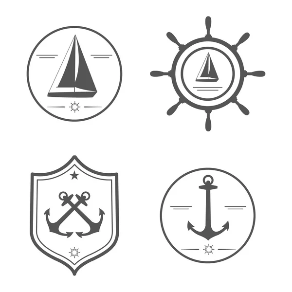 Nautical set illustration. — Stock Photo, Image