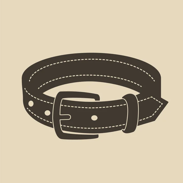 Collar de perro ilustración . — Vector de stock