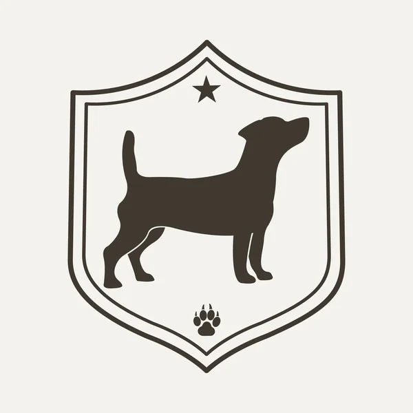 Logo pour chien . — Image vectorielle