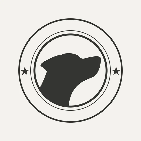 Logo pour chien . — Image vectorielle