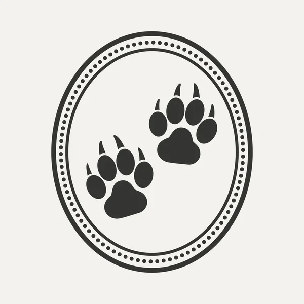 Dog pet logo. — Stock Vector