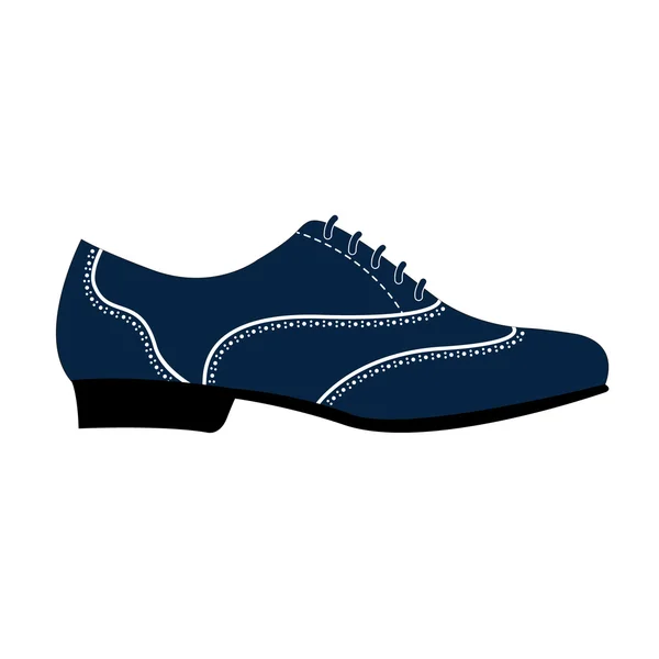 Zapato de hombre . — Vector de stock