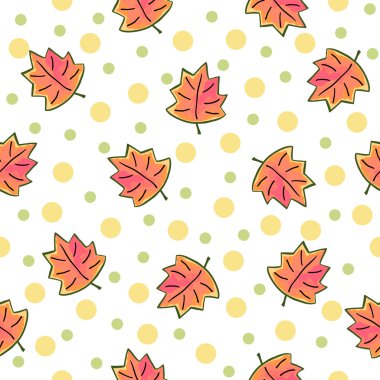 Beyaz arka plan üzerinde desen yaprak