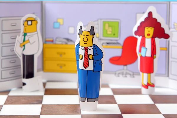 Ofis çalışanları konsepti