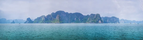 Wietnam Panorama Halong Bay — Zdjęcie stockowe