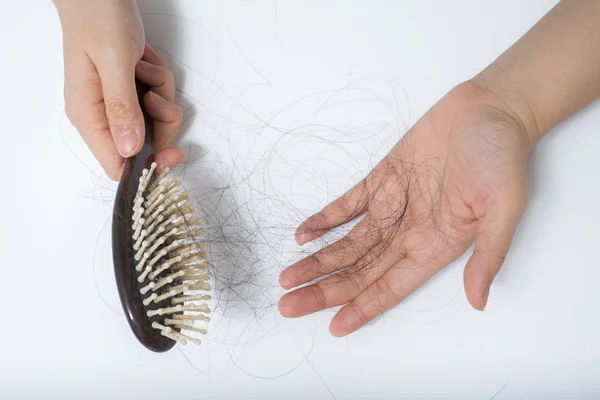 Hair loss problem — Stock Photo, Image