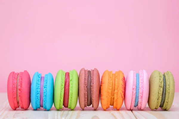 güzel ve renkli Fransızca macaroons