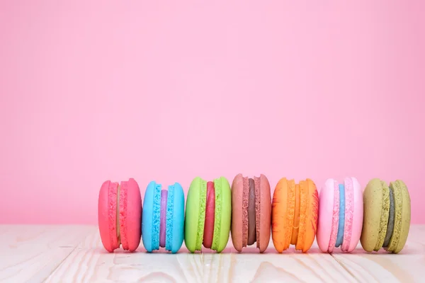 güzel ve renkli Fransızca macaroons