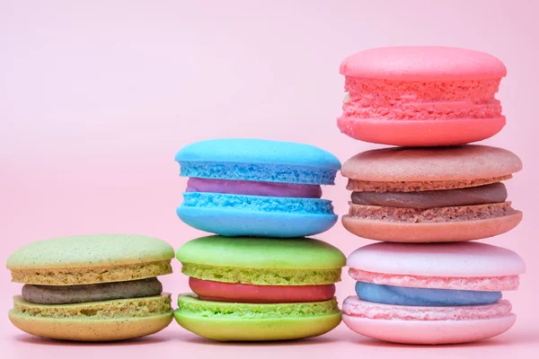 güzel ve renkli Fransızca macaroons