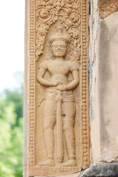 Stenen rista på castle rock temple — Stockfoto