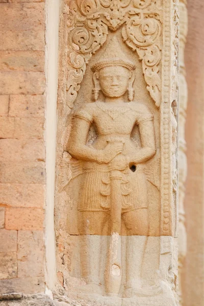 Stenen rista på castle rock temple — Stockfoto