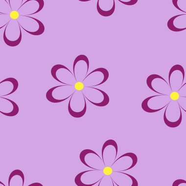 Kusursuz desen. Çiçeklerle vektör illüstrasyon. Vintage çiçek baskı. Sevimli papatyalar tarlası. Pembe arka plan üzerinde chamomiles ile tekstil tasarımı. İlkbahar veya yaz parlak şablon. Yüzey dokusu.