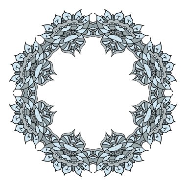 Yuvarlak süs vektör öğesi