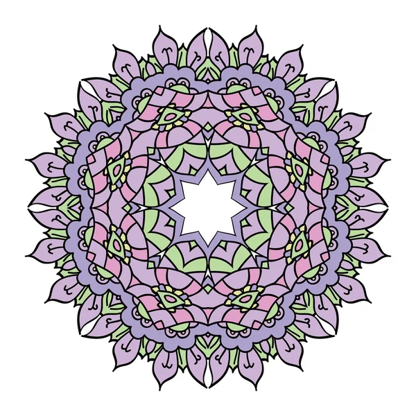 stock vector Lilac vector mandala