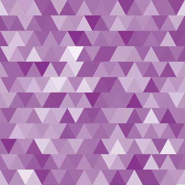 Lágy lila vektor varrat nélküli mintát háromszögek. Absztrakt háttér. — Stock Vector