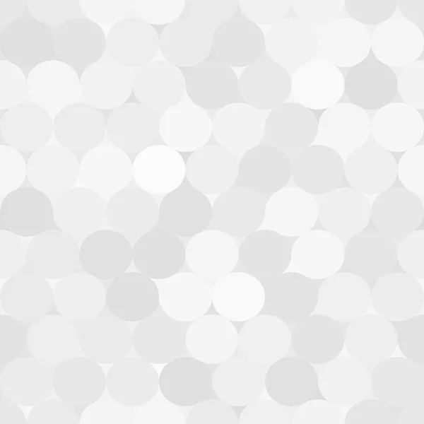 Soluk gri vektör daireler ile seamless modeli. Tek renkli geometrik arka plan.