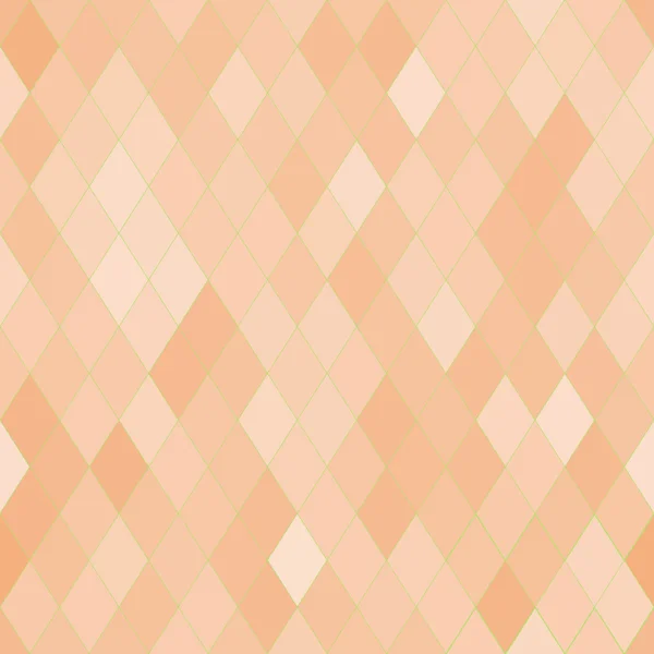 Vector seamless pattern with rhombs. Abstract beige texture. Geometrical background. Monochrome backdrop.