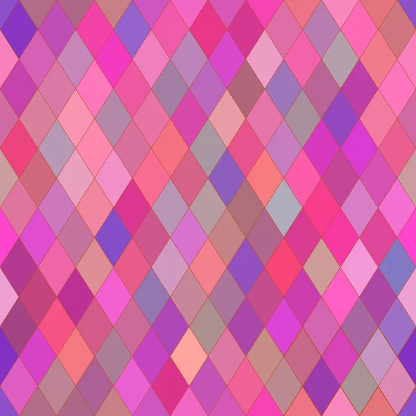Vector seamless pattern with rhombs. Abstract bright pink and purple texture. Geometrical background. Monochrome backdrop. — Stock Vector