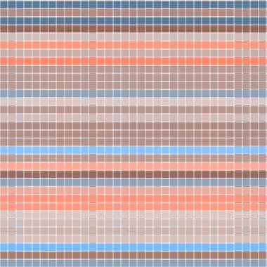 Vector seamless pattern with checkered texture. Abstract bright backdrop. Geometrical background.  Bright template. Orange and gray blue colors.