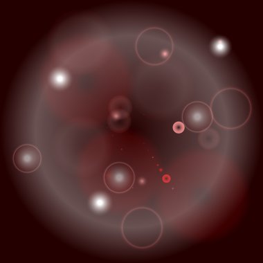 Vector space background. Universe illustration. Star and space template. Glowing specks.