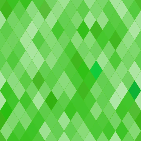 Vector seamless pattern with rhombs. Abstract bright green textu