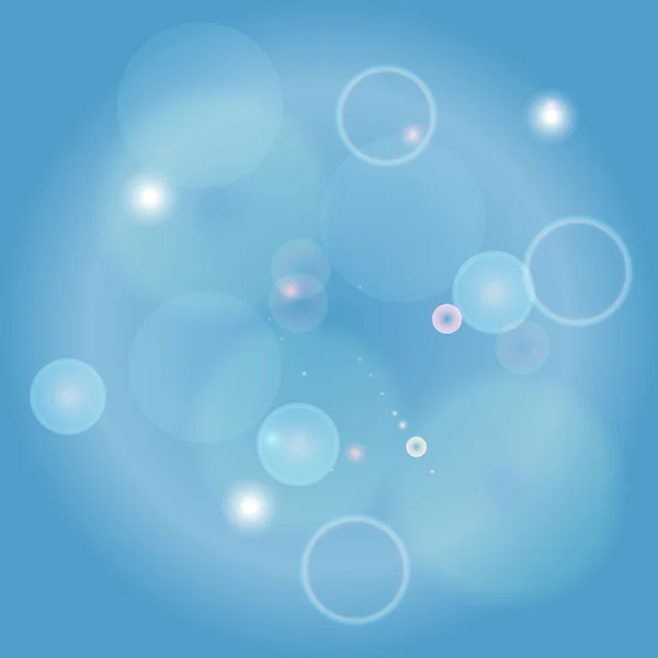 Círculos de chispa vector abstracto ilustración de fondo. Brillos brillantes abstractos, textura azul con elementos redondos. Fondo monocromo . — Vector de stock