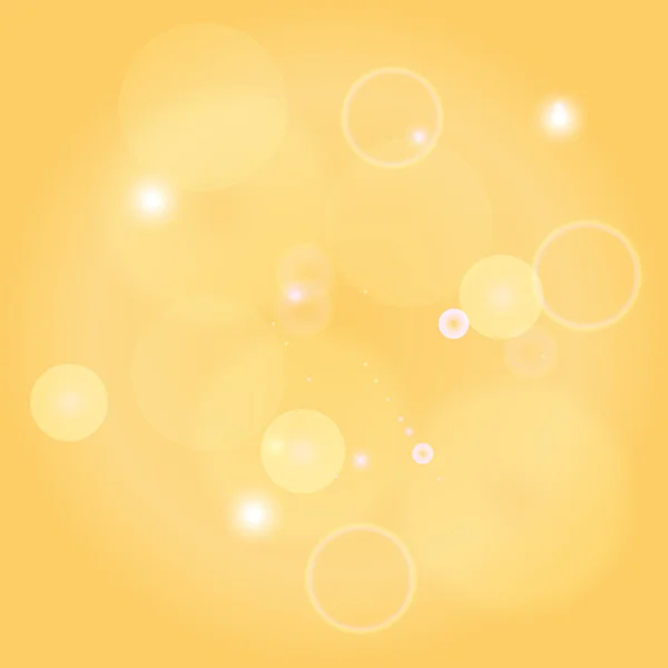 Sparkle circles abstract vector background illustration. Abstract shiny glitters, Yellow texture with round elements. Monochrome backdrop. — Stock Vector