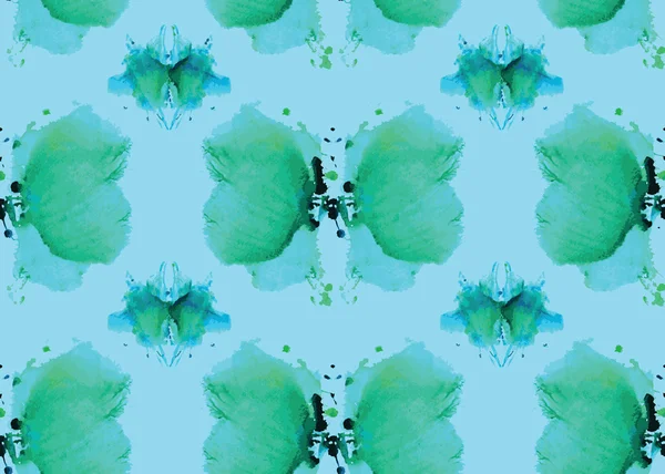 seamless pattern , consisting of a modified watercolor blots dep