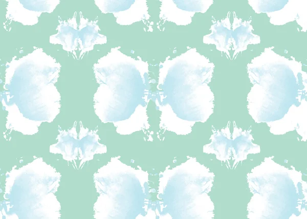 Seamless pattern, consisting of a modified watercolor blots dep — стоковый вектор