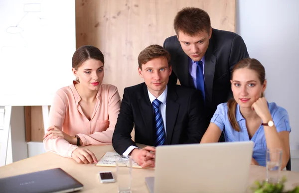 Business meeting -  manager discussing work with his colleagues Stock Image