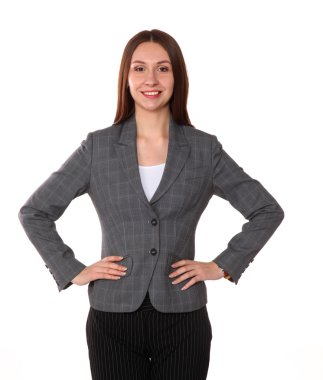 Genç güzel kız eğleniyor portresi kapatın. Doğal makyaj