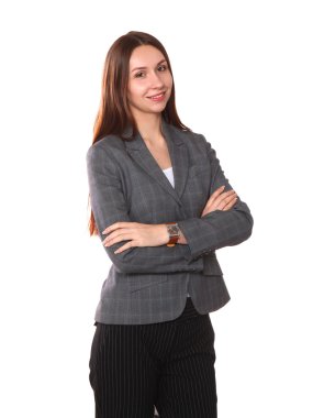 Genç güzel kız eğleniyor portresi kapatın. Doğal makyaj