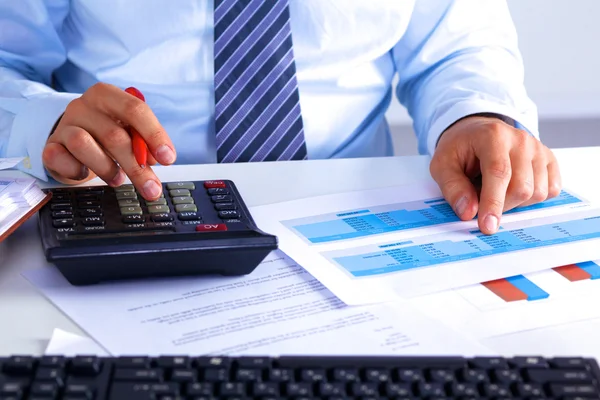 işadamı bir Resepsiyon bilgisayar grafikleri çalışma