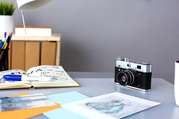 Workplace Designer avec la caméra et les instruments — Photo