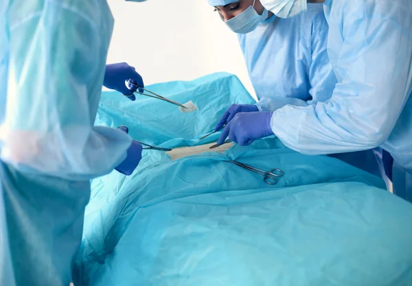 Teamchirurg aan het werk in de operatiekamer — Stockfoto