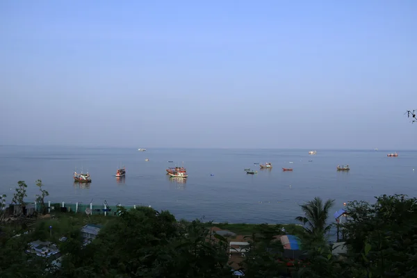 Barcos de pesca tailândia — Fotografia de Stock