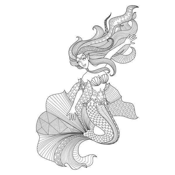 ᐈ Mermaids To Colour Stock Pictures Royalty Free Mermaid Coloring Page Images Download On Depositphotos