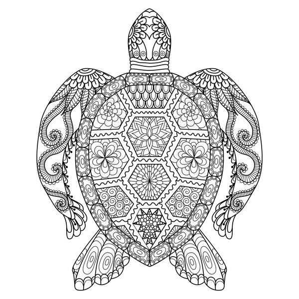 Рисование зентальной черепахи
