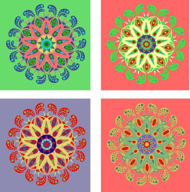 Arkaplan veya duvar kağıdı için mandala tasarımı