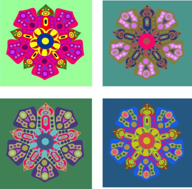 Arkaplan veya duvar kağıdı için mandala tasarımı