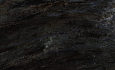 Yıpranmış koyu kahverengi ağaç gövdesinin kaba çatlak kabuk dokusuyla yatay görüntüsü.