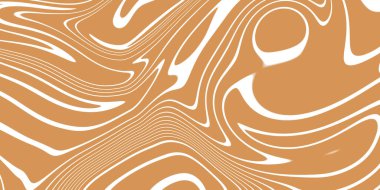 Beyaz arka planda dalgalı turuncu çizgiler içeren soyut bir arkaplan. Akışkan sıvı şekilli desen, Tayland sütlü çay veya kum tepelerindeki dalgalanmaları taklit eder. Modern grafik tasarımı için mükemmeldir.