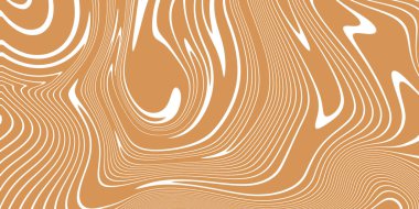 Beyaz arka planda dalgalı turuncu çizgiler içeren soyut bir arkaplan. Akışkan sıvı şekilli desen, Tayland sütlü çay veya kum tepelerindeki dalgalanmaları taklit eder. Modern grafik tasarımı için mükemmeldir.