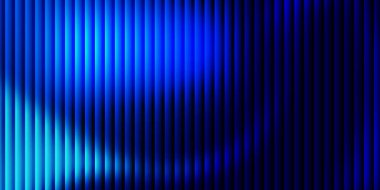 Bu parlak, modern arkaplan, dinamik eğimli ışık örtüsü ile parlayan mavi dikey çizgilere sahiptir.
