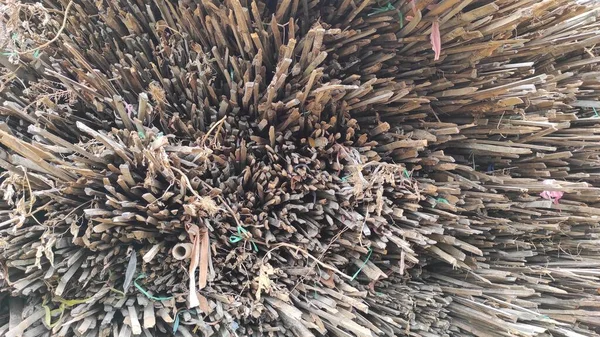 시칸둥 지역에 대나무 더미가 추상적 — 스톡 사진