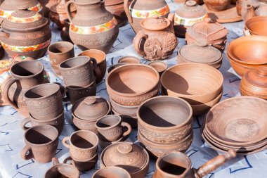 Ukraynalı geleneksel el yapımı seramik